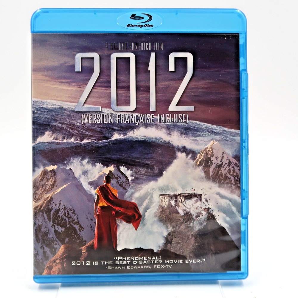 2012 Blu-ray Movie John Cusack Chiwetel Ejiofor Amanda Peet Roland Emmerich